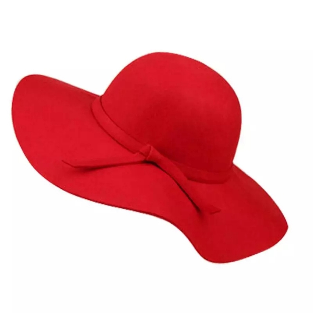 🎉 HOST PICK 🎉 - HOT PINK Wide Brim Floppy Hat - Picture 2 of 3
